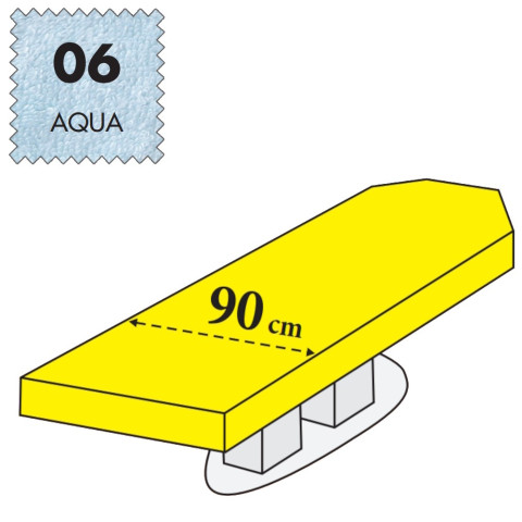 'SPA-Liegenbezug, Frottee - 06 aqua'