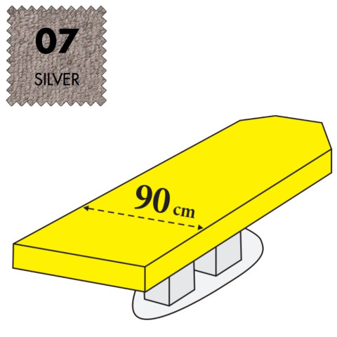 'SPA-Liegenbezug, Frottee - 07 silver'