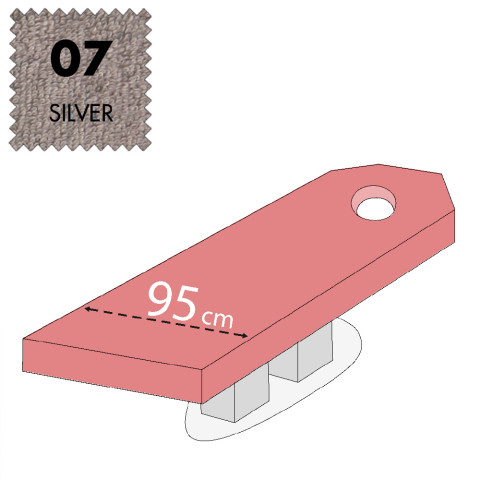 'SPA-Liegenbezug, Frottee - 07 silver'