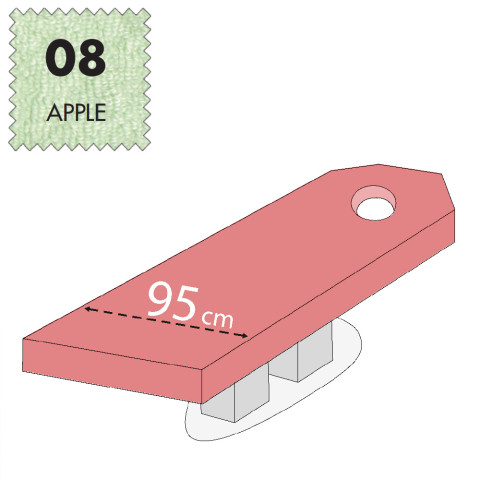 'SPA-Liegenbezug, Frottee - 08 apple'
