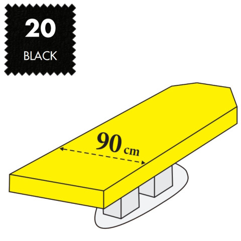 'SPA-Liegenbezug, Frottee - 20 black'