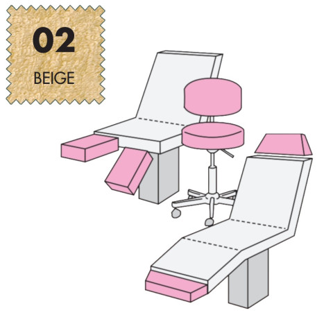 'Hockerbezug Maxi, Frottee - 02 beige'