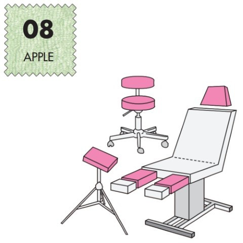 'Hockerbezug Medium, Frottee - 08 apple'