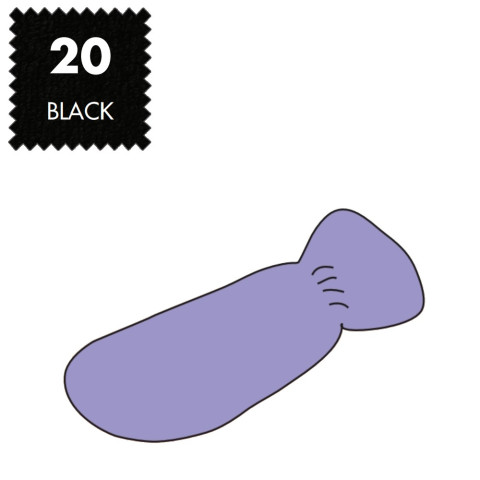 'Studio-Hand-Pack, Frottee - 20 black'
