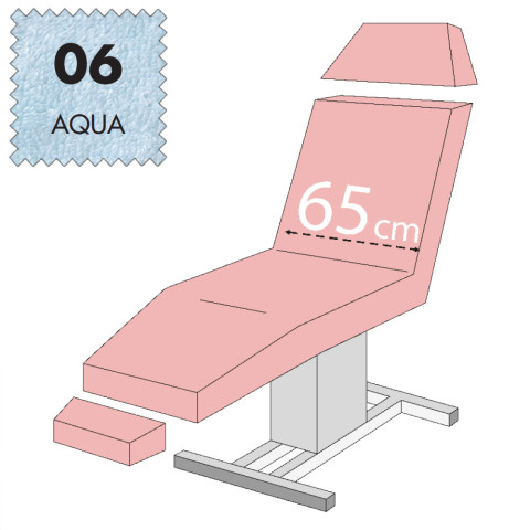 'Set - Liegenbezug 3-teilig, Frottee - 06 aqua'