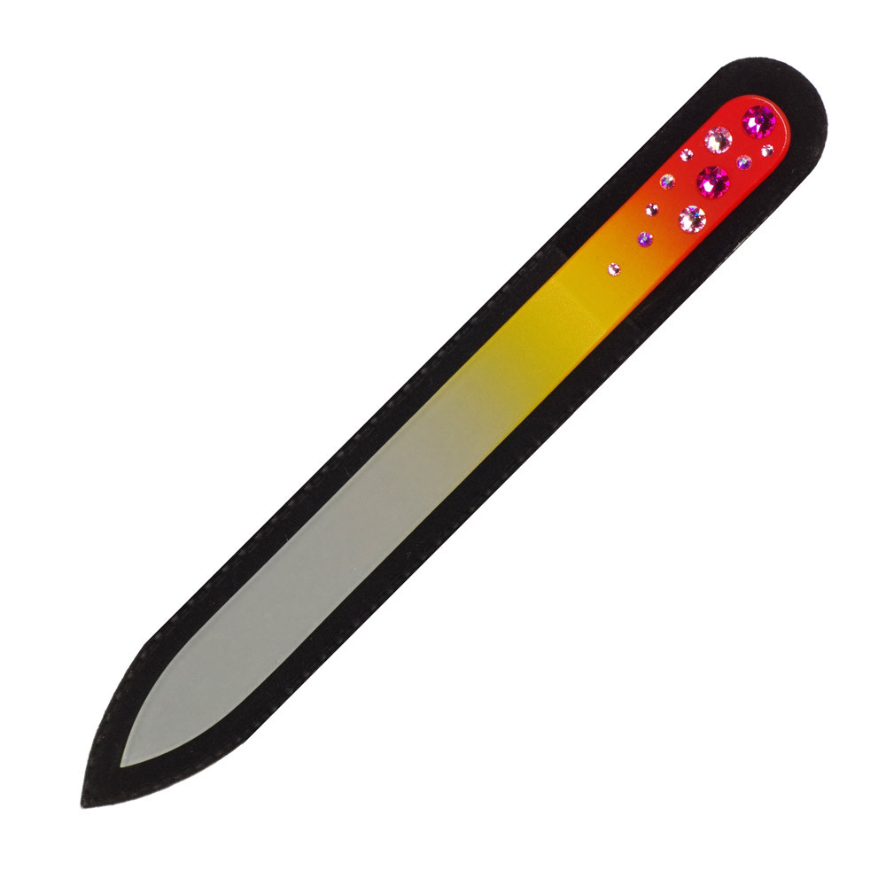 Glasfeile Swarovski orange, 135 mm