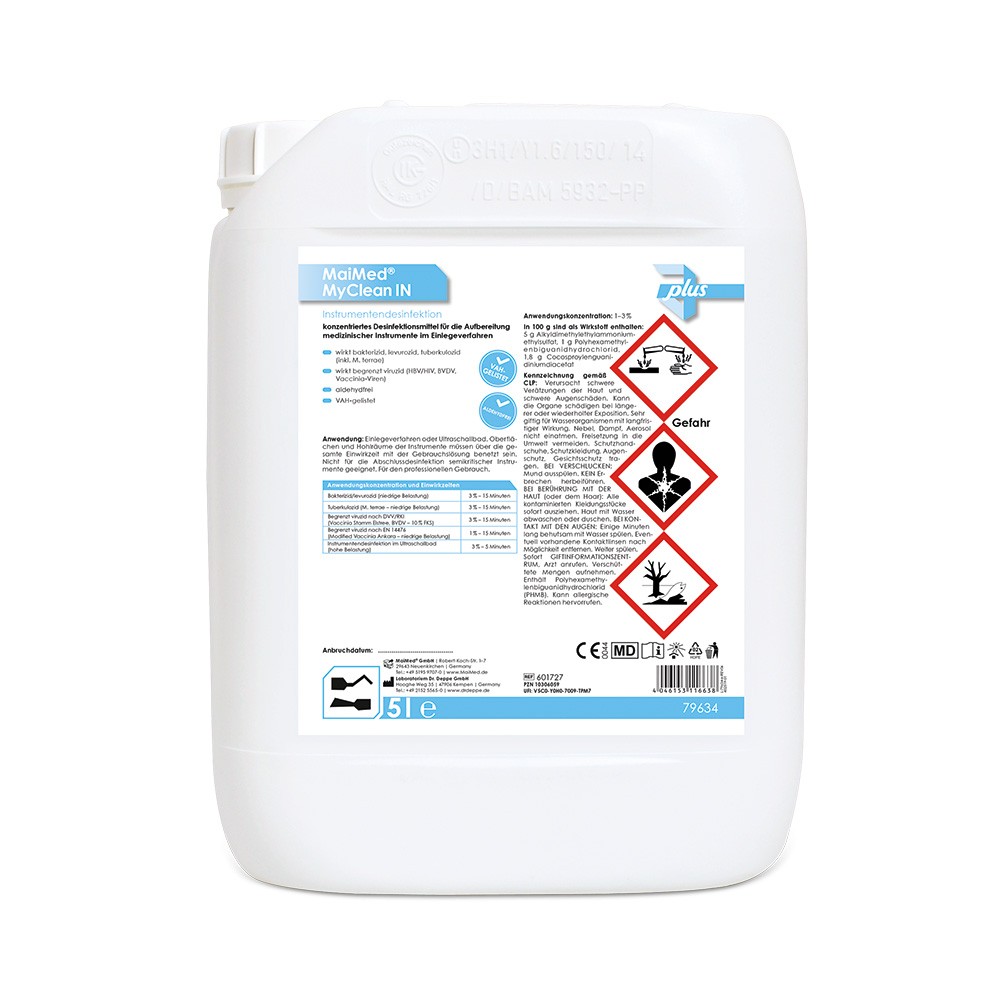 MyClean IN Instrumentendesinfektion 5000 ml - Footcare - RAUE GmbH