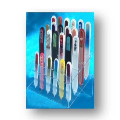 'Display for 24 Glass files, empty'