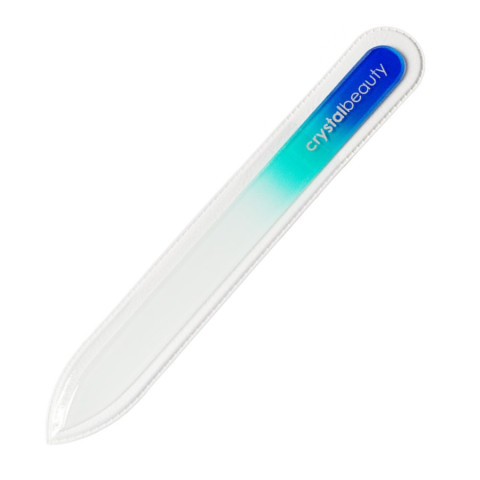 'Glass file blue/turquoise, 135 mm'