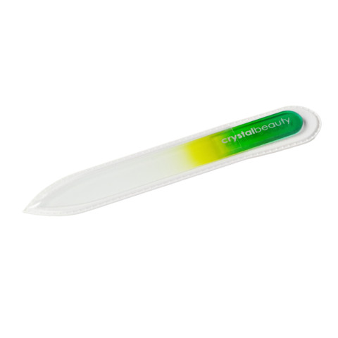'Glass file MINI green/yellow, 90 mm'