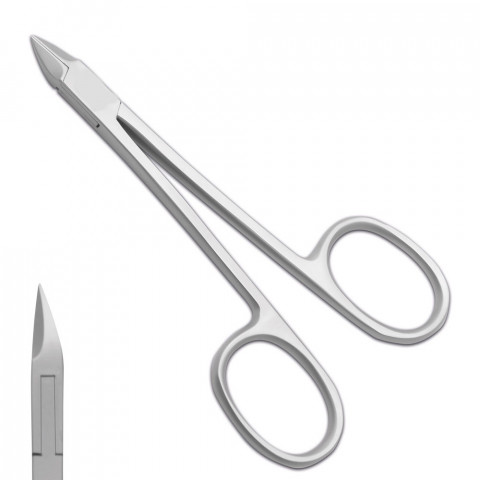 'Nail Cutter 10 cm scissor handle, slanted head'