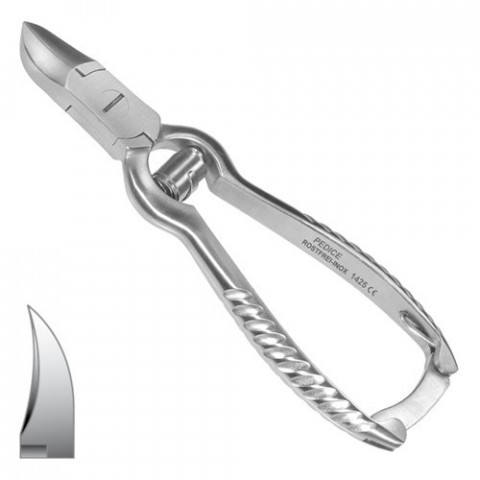 'Nail Cutter 14 cm with barrel spring'