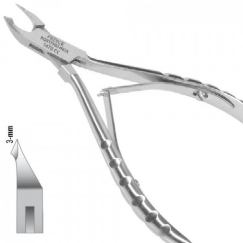 'PEDICE Cuticle Nipper, 10,5 cm, Cutting Edge 3 mm'