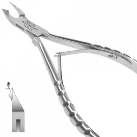 'PEDICE Cuticle Nipper, 10,5 cm, Cutting Edge 5 mm'