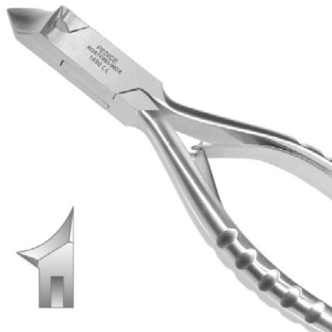 'PEDICE Nail Cutter, Moon Type 14 cm, cutting edge 21 mm'