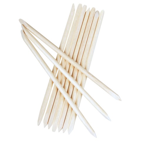 'Manicure sticks made of wood 10 piece pack'