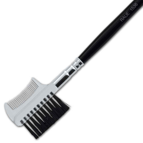 'Eyelash brush with comb, 18 cm'