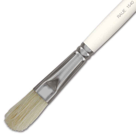 'Mask paintbrush white, 18 cm'