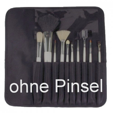 'Paintbrush case imitation leather in black big for 10 Paintbrushes'