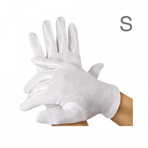 'Baumwoll-Handschuhe, 12 Paar, S'