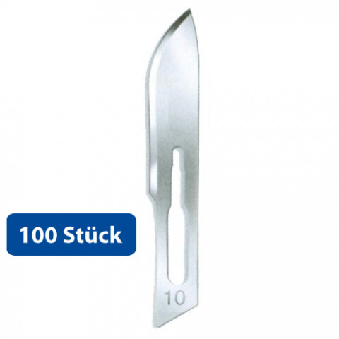 'Surgical Blades No.10, 100 pieces'