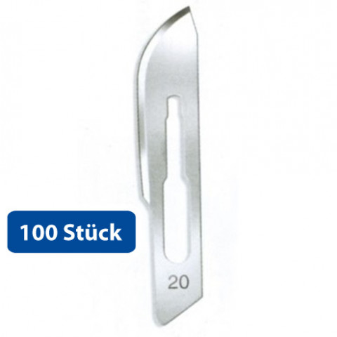 'Surgical Blades No.20, 100 pieces'