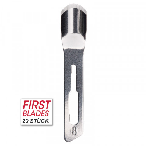 'Gouge Blades 8 mm, 20 pcs'