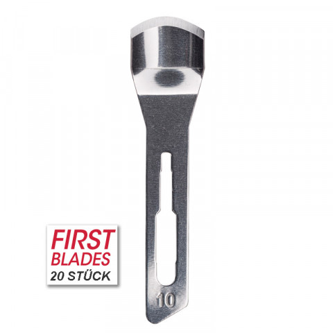 'Gouge Blades 10 mm, 20 pcs'