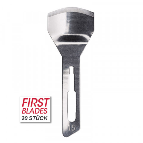 'Gouge Blades 15 mm, 20 pcs'