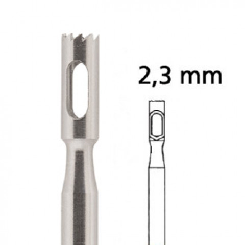 'Hollow Drill jagged F224RF Ø 2.3 mm, stainless'