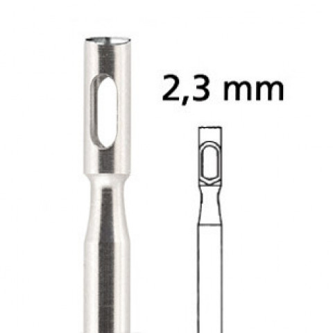 'Hollow Drill flatly F225RF Ø 2.3 mm, stainless'