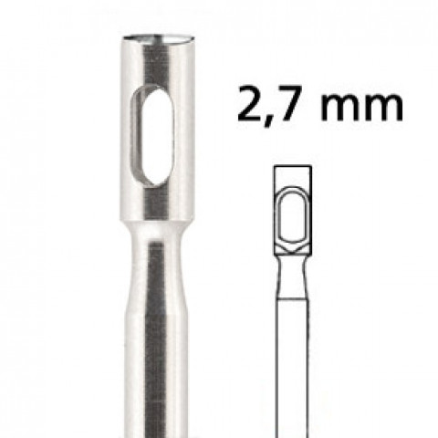 'Hollow Drill flatly F225RF Ø 2.7 mm, stainless'