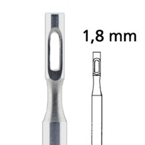 'PEDICE Drill hollow/sharp Type 225, Ø 1.8 mm, stainless'