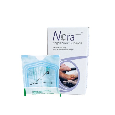 'Nora Spange Silber - Black, 5 Paar'