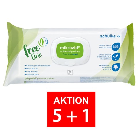 'Mikrozid Universal free line maxi Aktionspaket 5+1'