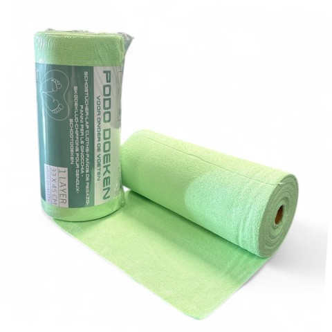 'PODO towels green, 33 x 45 cm, Roll with 50 pcs.'