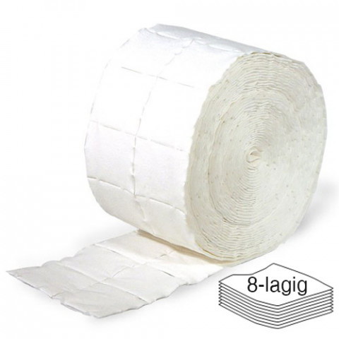 'Cellulose Swabs ECO 2 rolls of 500 pieces (8-ply)'