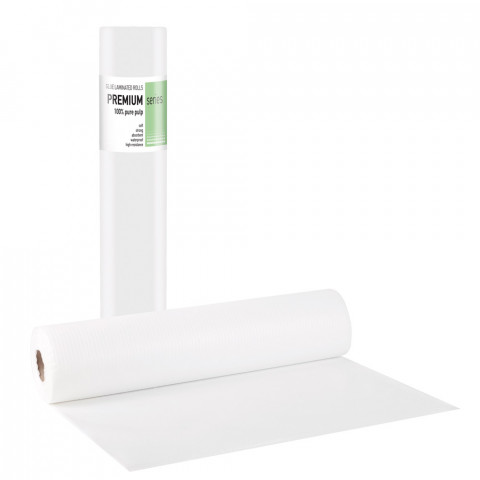 'Disposable Paper Rolls 2-ply, 58cm x 50m, perforated & PE-coated'