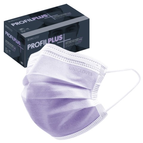 'Disposable face masks, lime, 50 pcs.'