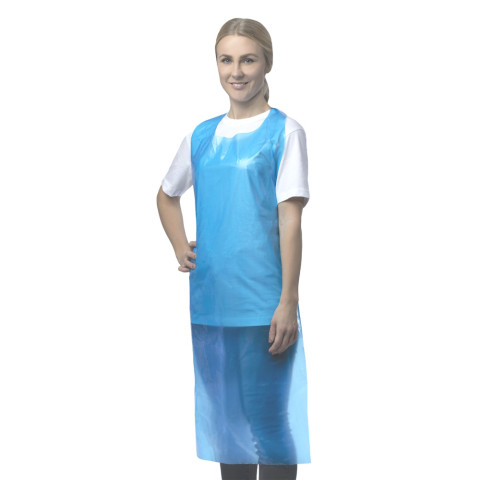 'Disposable Aprons BLUE 80 x 125 cm, 50 pieces'