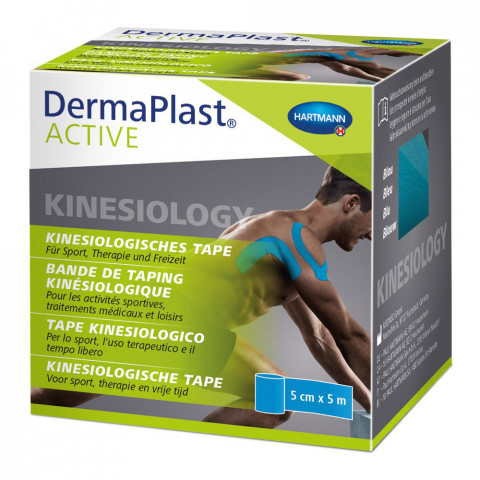 'DermaPlast ACTIVE Kinesio Tape blau, 5cm x 5m'