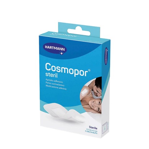 'Cosmopor Steril 7,2 cm x 5 cm, 5 Stück'