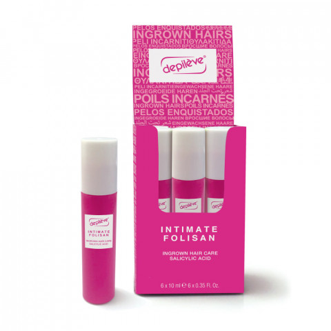 'Depilève® Intimate Folisan Gel Roll-on, 6x10 ml'