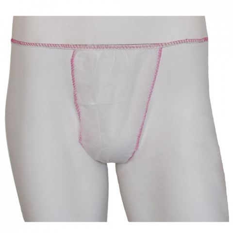 'Fleece Thong white, 50 pieces'