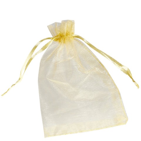 'Organza Bags gold, 15 x 20 cm, 50 pcs'