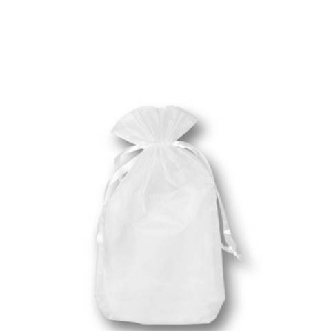 'Organza Bags white, 15 x 20 cm, 25 pcs'