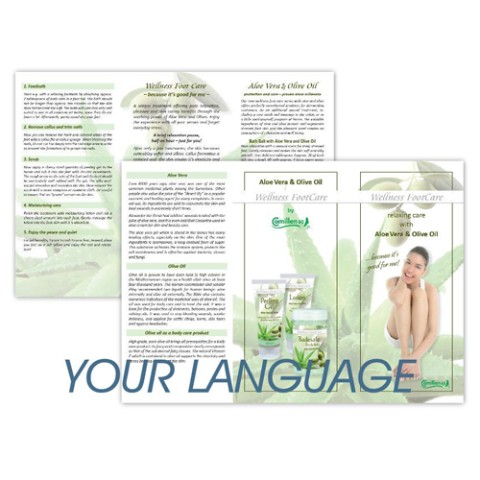 'Brochure Aloe-Olive Print on Demand'