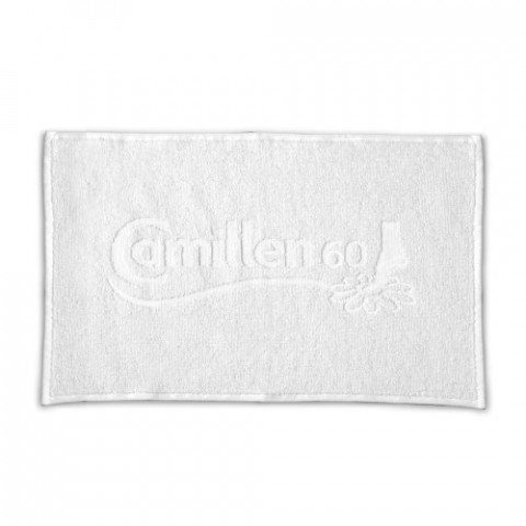 'Terry Towel, white 30x50 cm, with Camillen-Logo'