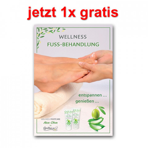 'Poster Wellness-Fußpflege 42 x 60 cm, German, laminated'