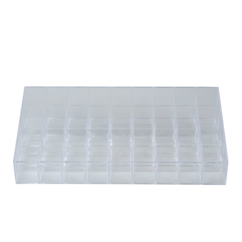 'Acrylic organizer, 36 compartments 25x25 mm'